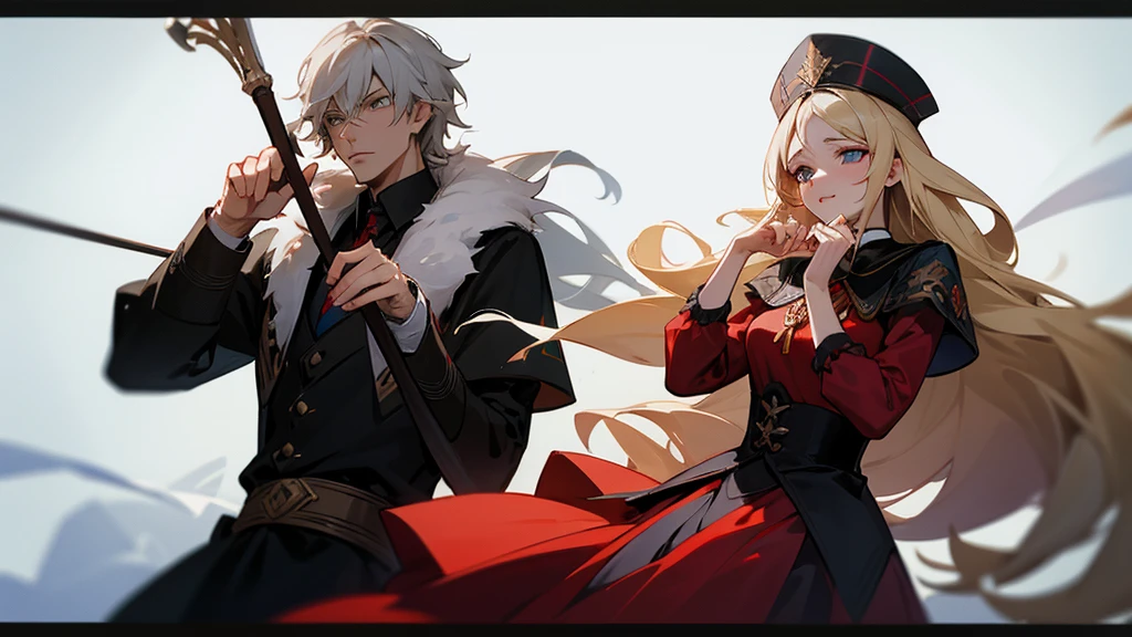 Vladislav Nechaev and Ekaterina Kuznetsova in Russian style