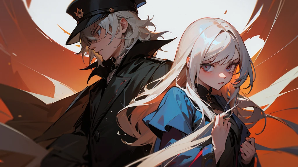 Vladislav Nechaev and Ekaterina Kuznetsova in a dark Russian style