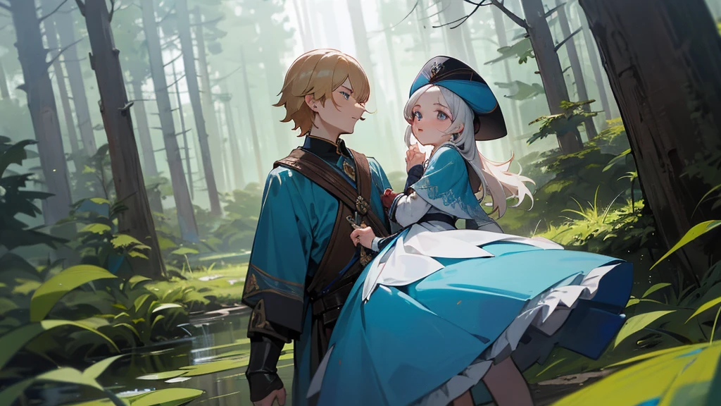 Vladislav Nechaev and Ekaterina Kuznetsova went to the mysterious Russian forest
