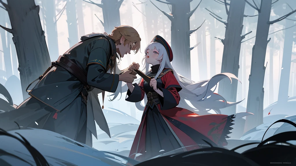 Vladislav Nechaev and Ekaterina Kuznetsova went to the mysterious Russian forest