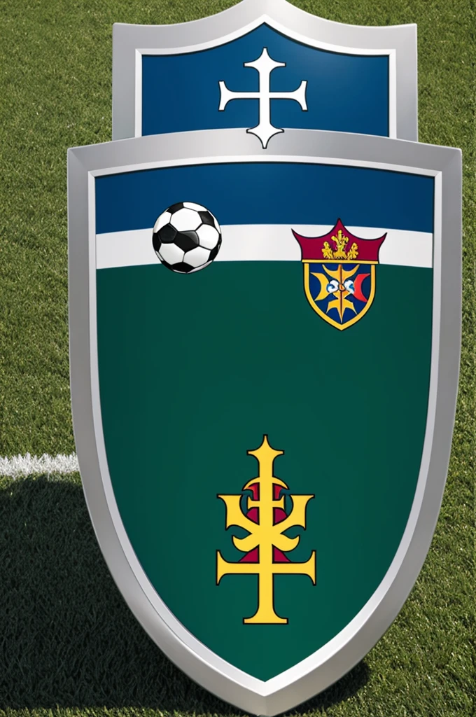 Priests FC soccer shield.