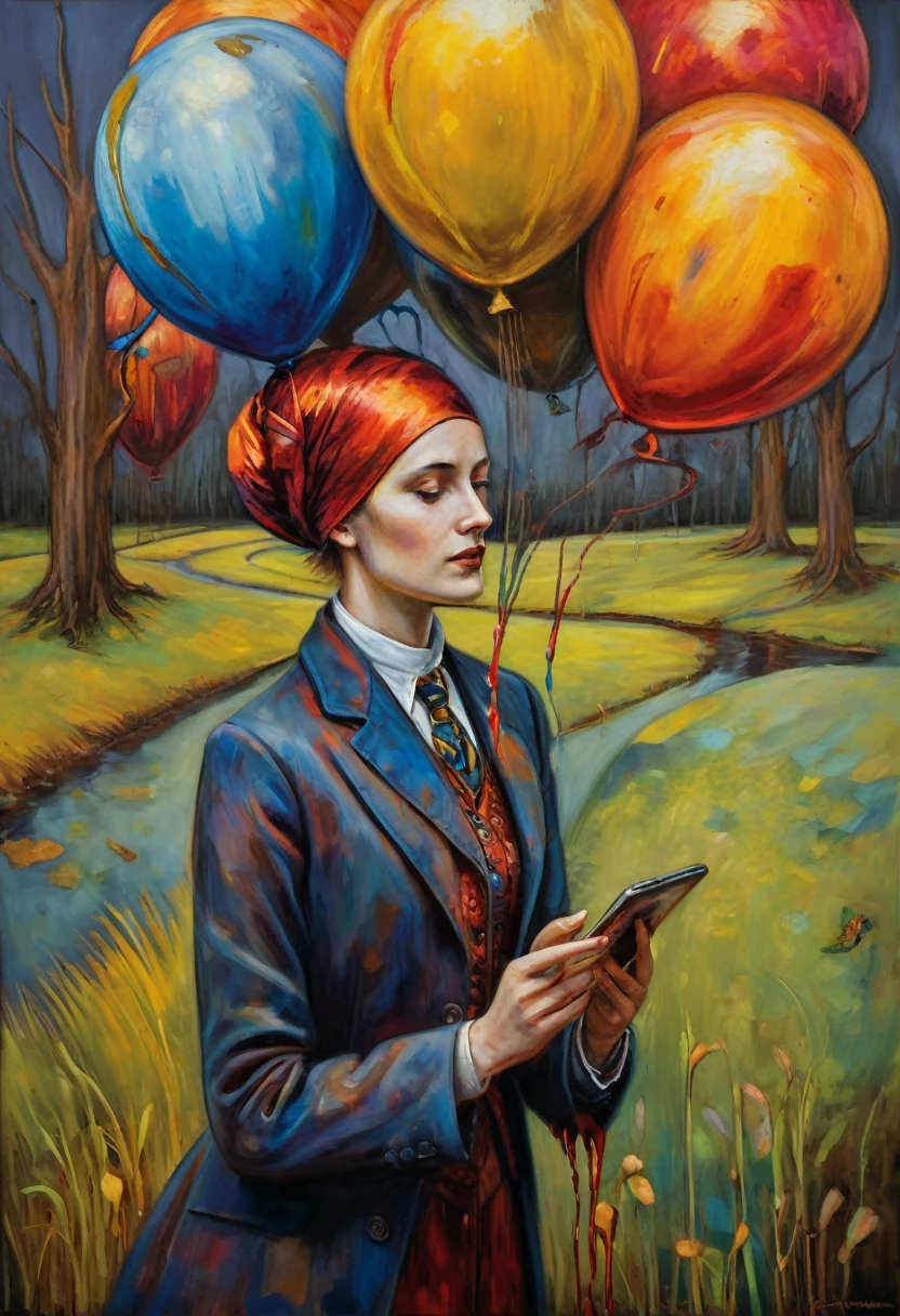 (Artistic Masterpiece of Romantic Life) ( (Themed Art of Life) ( (Conceptual Art) (NFT Exclusive) (Fauvism Work) ()”) Where visual poetry transcends traditional boundaries and embraces the dynamic interplay between creativity and technology Takes),dripping paint,darkart,style, in the style of esao andrews