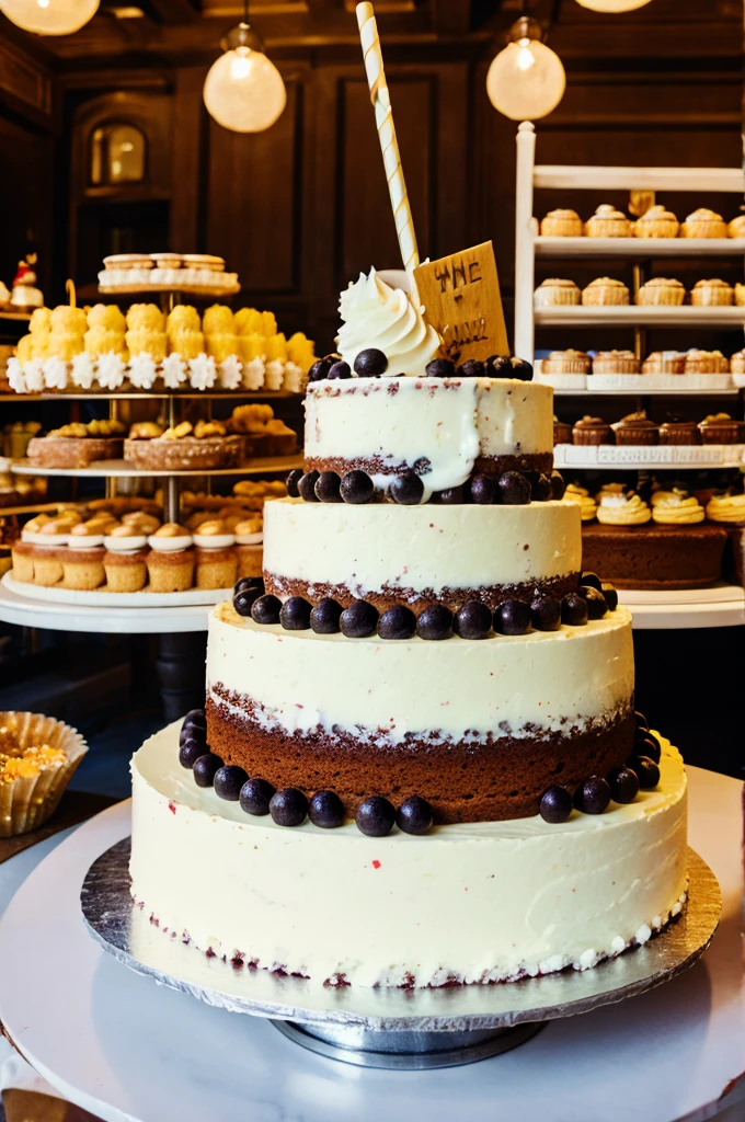 various cakes and confectionery  