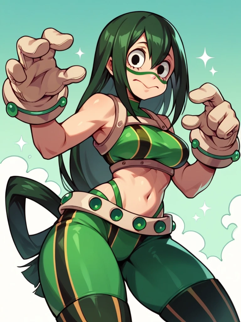 score_9,score_8_up,score_7_up, 1girl, asui tsuyu from my hero academia, breasts, nipples, slutty , seductive, bodysuit, goggles on head, exposed breast, 1 boy , reverse cowgirl sex, pussy, testicles, ,