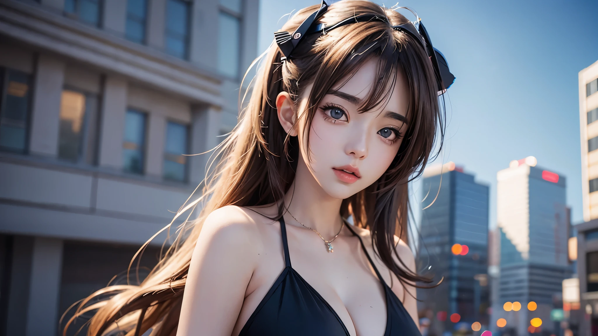 bikini, Anime girl with big tits and big nipple, indicating, attractive anime girl, ilya kuvshinov. 4 km, [ Art numérique 4 km ]!!, Реалистичный 3D-anime style, cute anime girl, extremely detailed art germ, , anime style 4 k, Photorealistic rendering of Anime girl, Hyper realistic anime., anime style. 8 k, sexy woman, she blushes, she wants to please men,