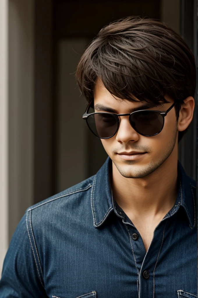 Boy with dark glasses