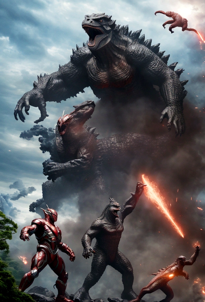 ultraman vs godzilla vs kong