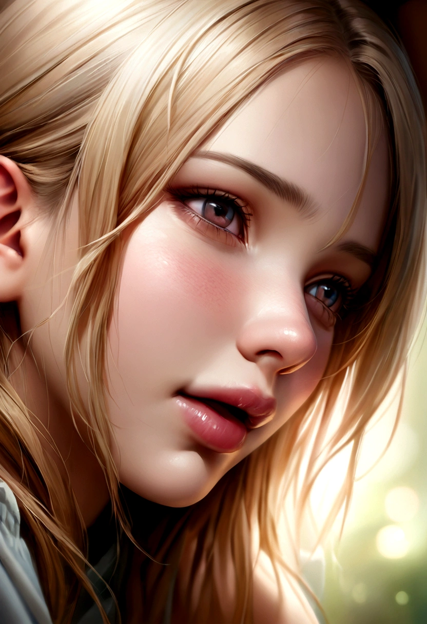 hyper realistic, intercourse, blond 18 year old girl