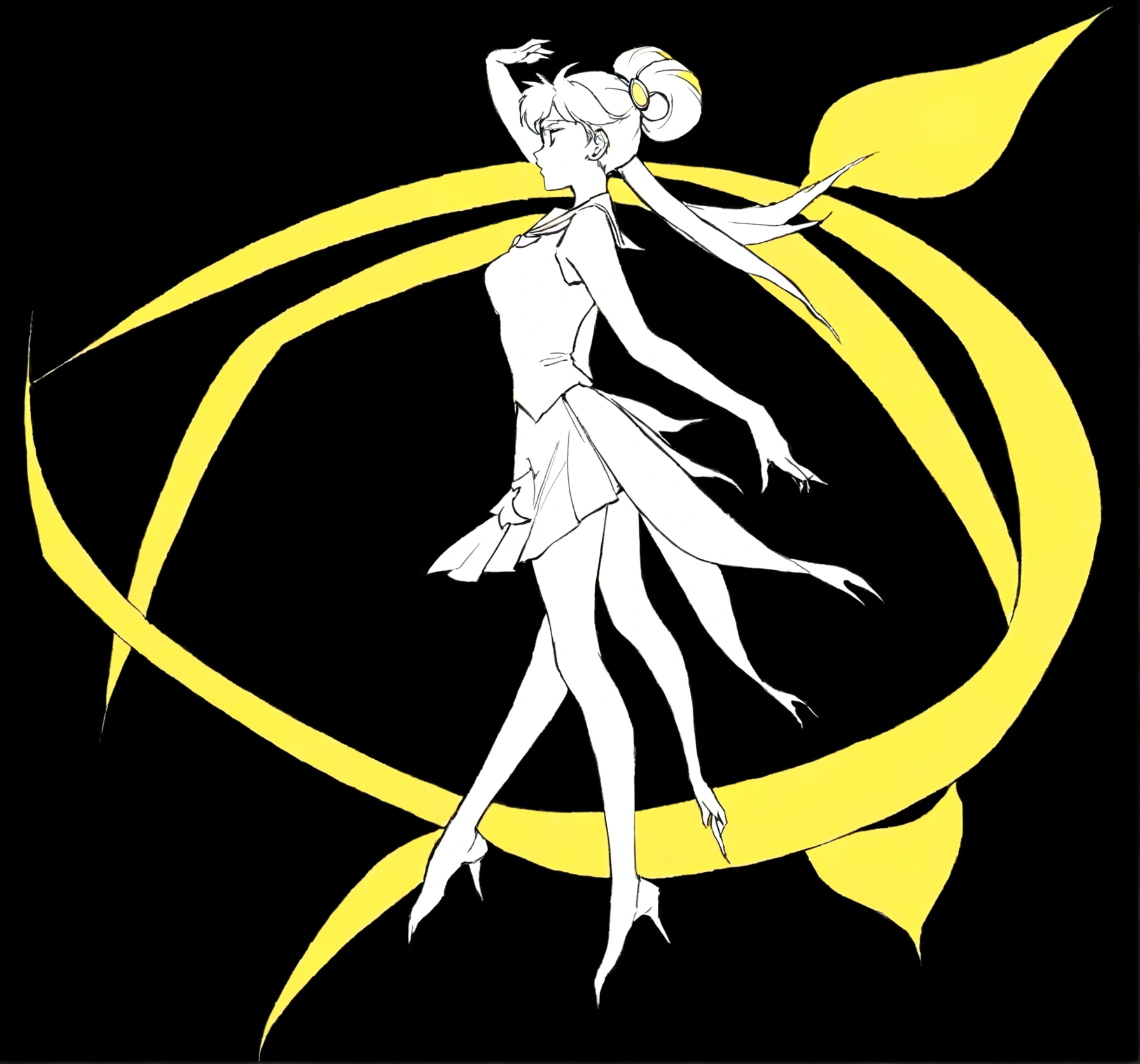Logo with Sailor Moon theme, that does not include people