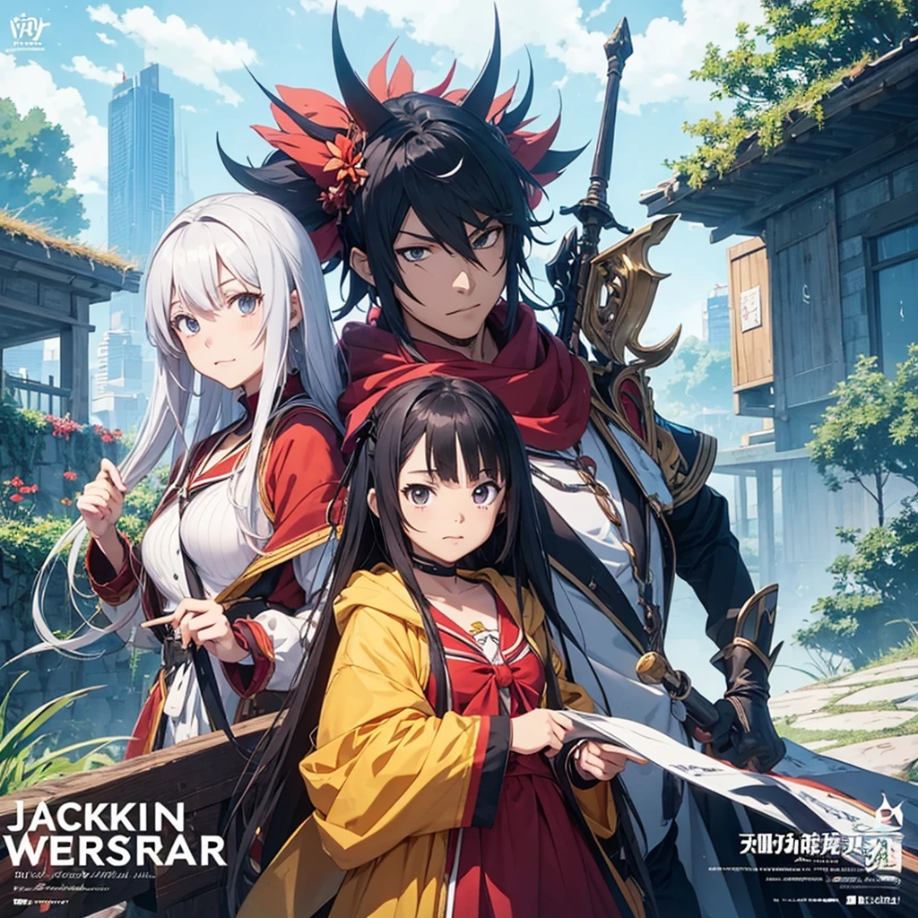 Isekai anime poster title Jack in Another World