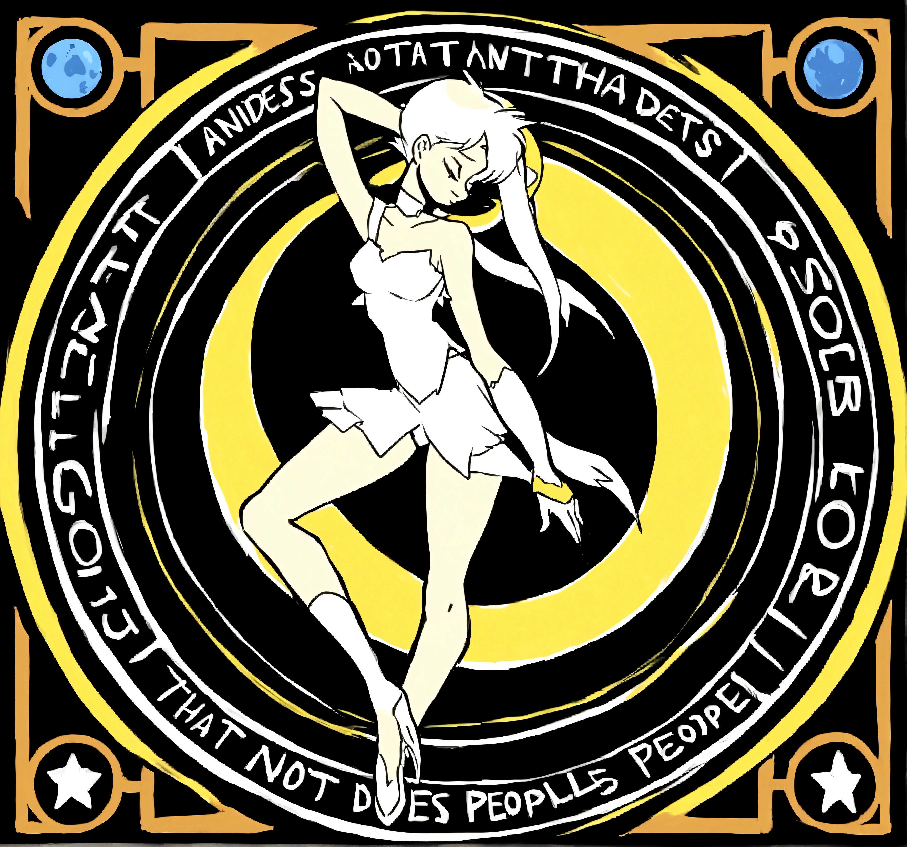 Logo with Sailor Moon theme, that does not include people