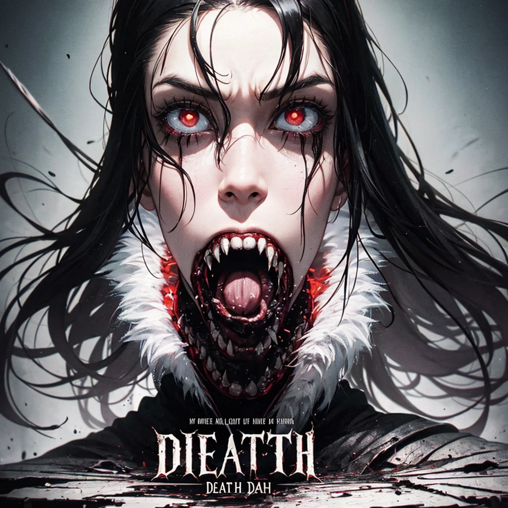 Horror movie poster title visions of death