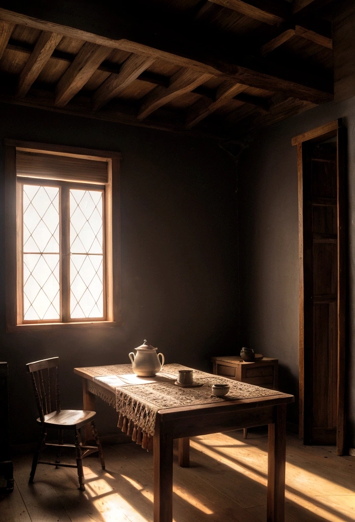 cup of tea on a wooden table, a cup, (Foto RAW, real, best qualityer, Masterpiece artwork: 1.2), (Hiper realisitic, realisitic: 1.2), high qualiy, perfect lighting, Lightroom, 35mm films, cinemactic, dimmed colors, dark shot, Muted colours, grainy film, lute, insane details, Intricate details, luz do entardecer, well-lit afternoon.