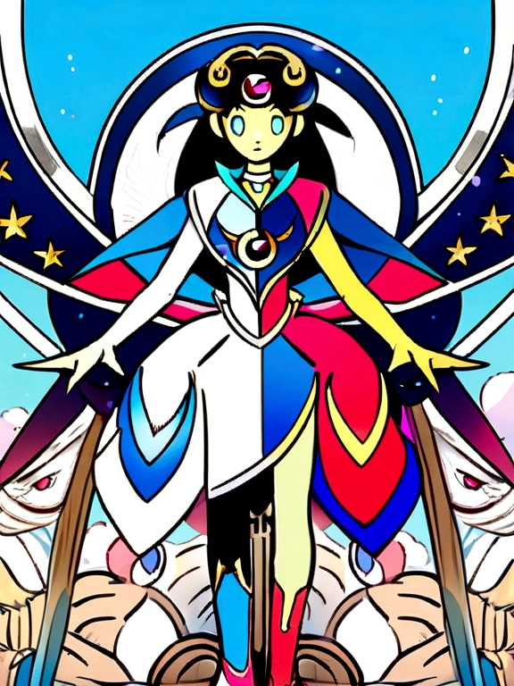 Logo with Sailor Moon theme, that does not include people or characters