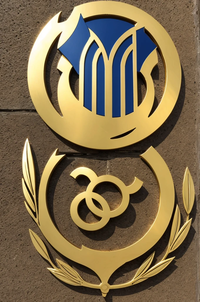 Olympic Greek logo with the word TITANES CCS with olive garlands 
