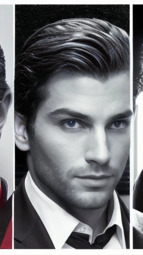 of Abramovitz men focus on face.