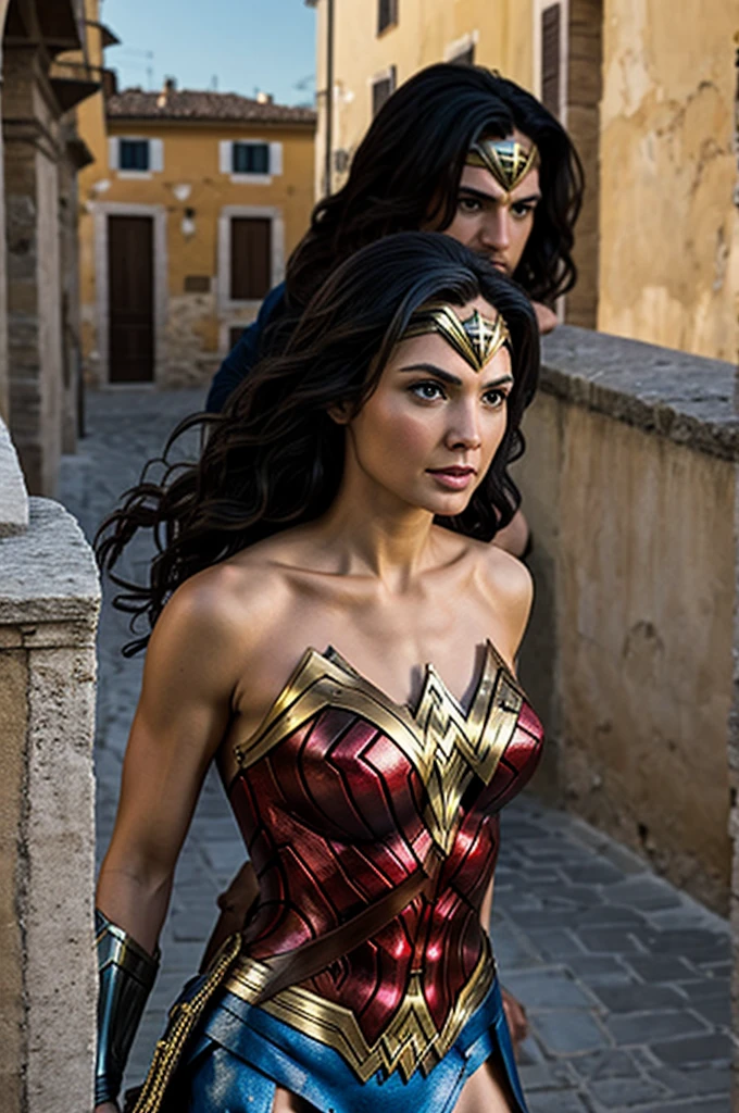 wonder woman in italy