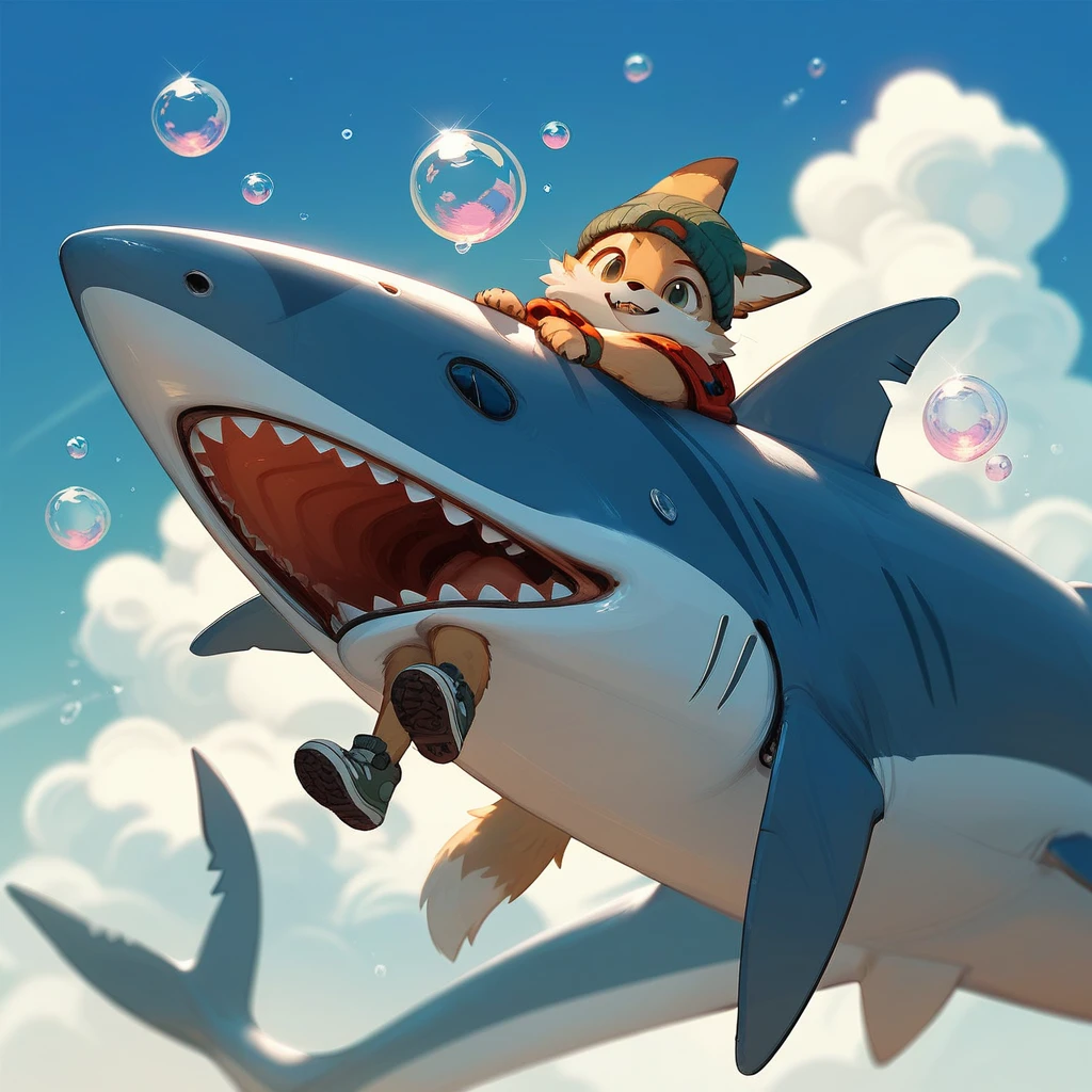 Furry in a Shark Hat in bubble bobble game art style(score_9,score_8_up,score_7_up,score_6_up,score_5_up,score_4_up)

