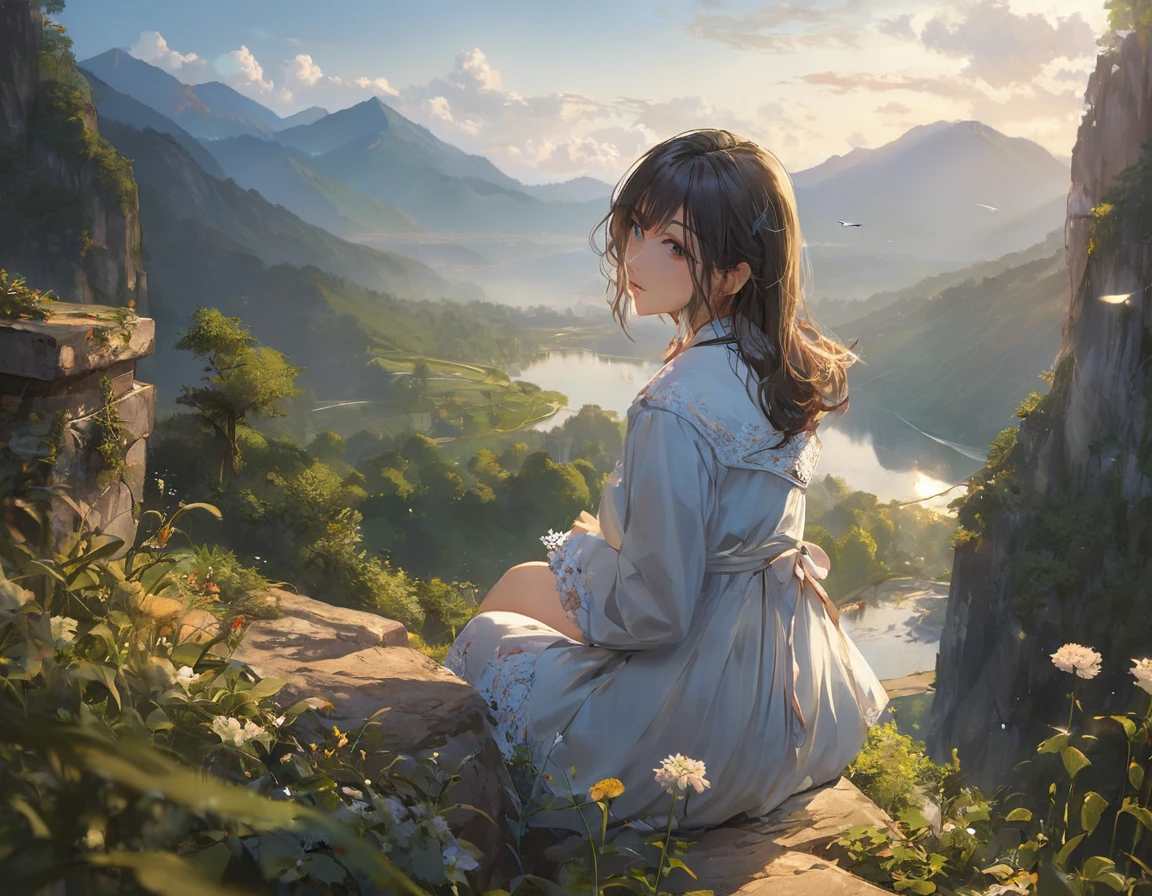 (masterpiece, Highest quality:1.2), One girl, alone