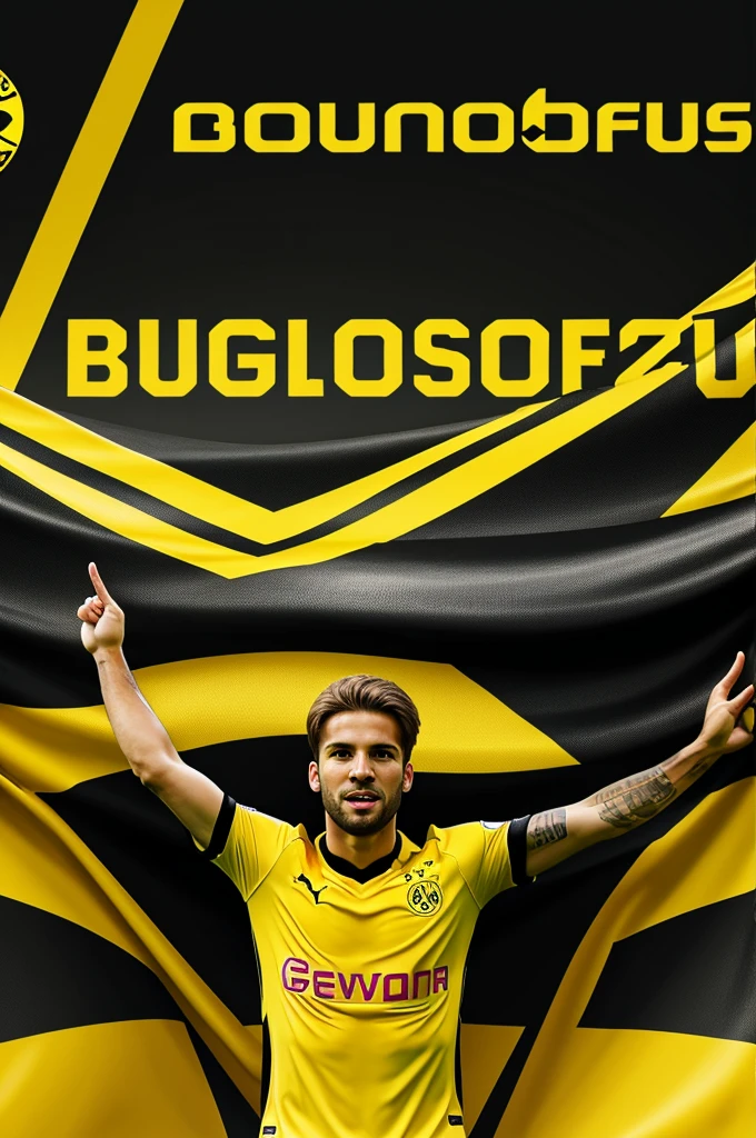 Create a Borussia Dortmund football thumbnail