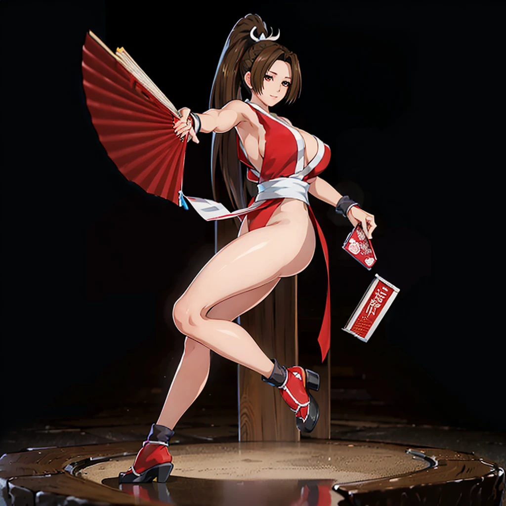 ((8K)), ((32k)), ((Highest quality)), ((masterpiece)), ((超High resolution)), ((Tmasterpiece)), (((head shot:1.6)))、((8K)), ((32k)), ((Highest quality)), ((masterpiece)), ((超High resolution)), Fine skin、女性1 person、pink sexy dresses、((Mai Shiranui:1.2)), Expose your shoulders、Brown Hair, Brown eyes, Long and high ponytail, hair band, 1 person、Captivating Smile Age 25, Japanese Mature, beautiful指, beautiful長い脚, beautiful体, beautiful鼻, beautifulキャラクターデザイン, Perfect Eyes, Perfect Face, jewelry, hair ornaments, king of fighters,((Large handheld fan:1.6))、
(Tabletop, Highest qualityの, Highest quality, beautifully、beautiful: 1.2), Very detailed, More detailed,適切な体のProfessionalポーション,Tabletop,Ultra-high quality output images,High resolution,Intricate details,Very delicate and beautiful hair,Realistic photos,dream-like,Professionalの照明,Realistic Shadows,Focus Only,
(Big Breasts:1.2,) , フローティングスカートFine skinの質感, High quality fabric, High quality metallic texture、((Beautiful and dense face))、RAW Photos、Professional, Ultra-fine painting, ((alone)), beautiful胸、Highest quality, Very detailed, Very detailed詳細, Finer details, so beautiful,(Five Fingers, Four fingers and thumb),Concept Art, Anime fantasy artwork, Detailed fantasy art,8KHigh resolution, Detailed Art, lim legs, Defined, Defined fingers