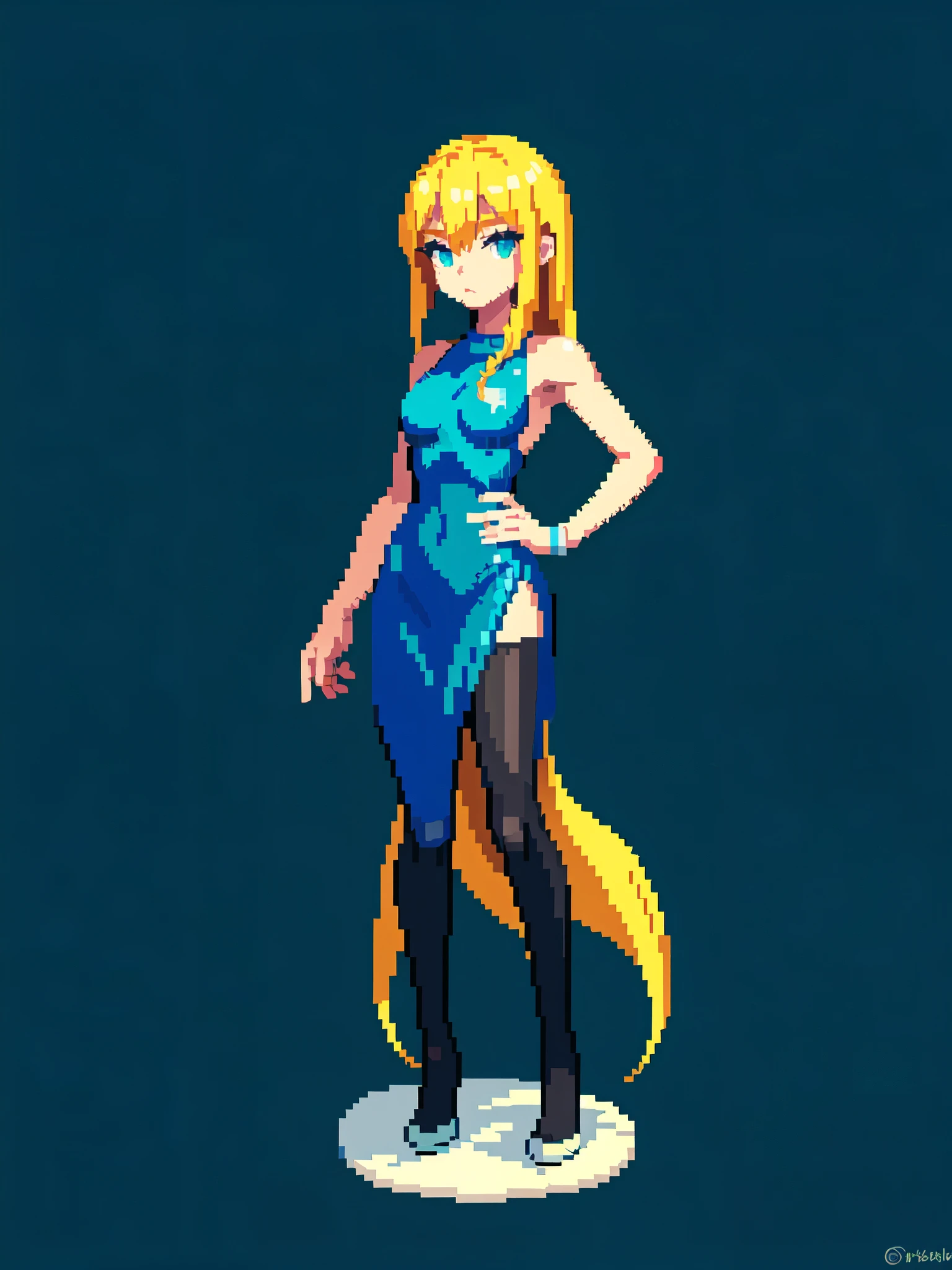 (masterpiece, top quality, best quality), pixel,pixel art,1girl,full body, 
 