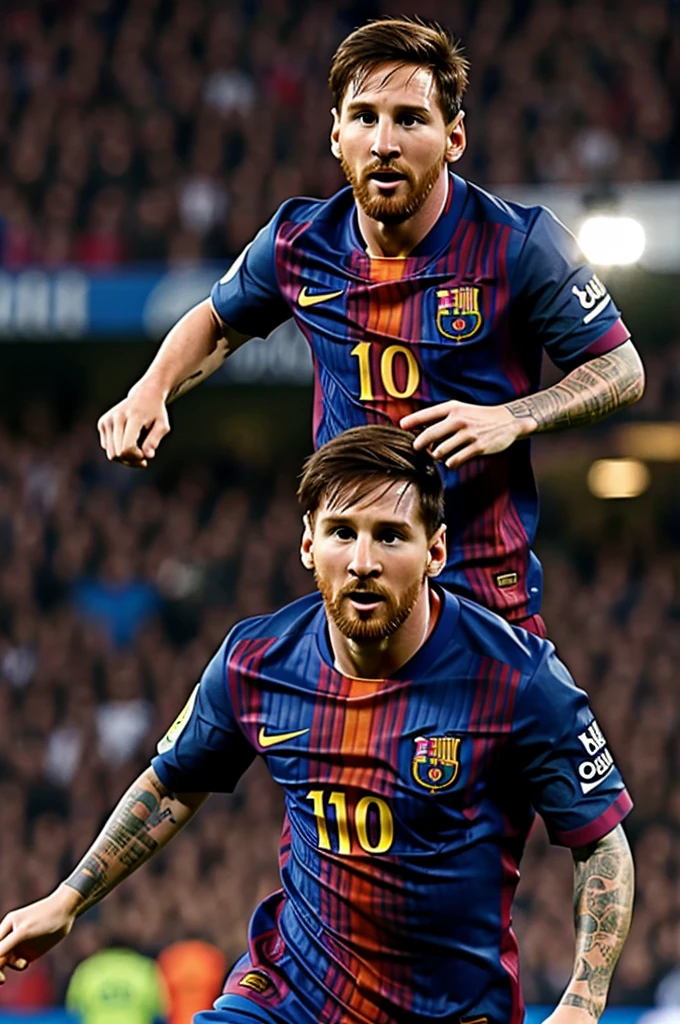 Generate an image of messi