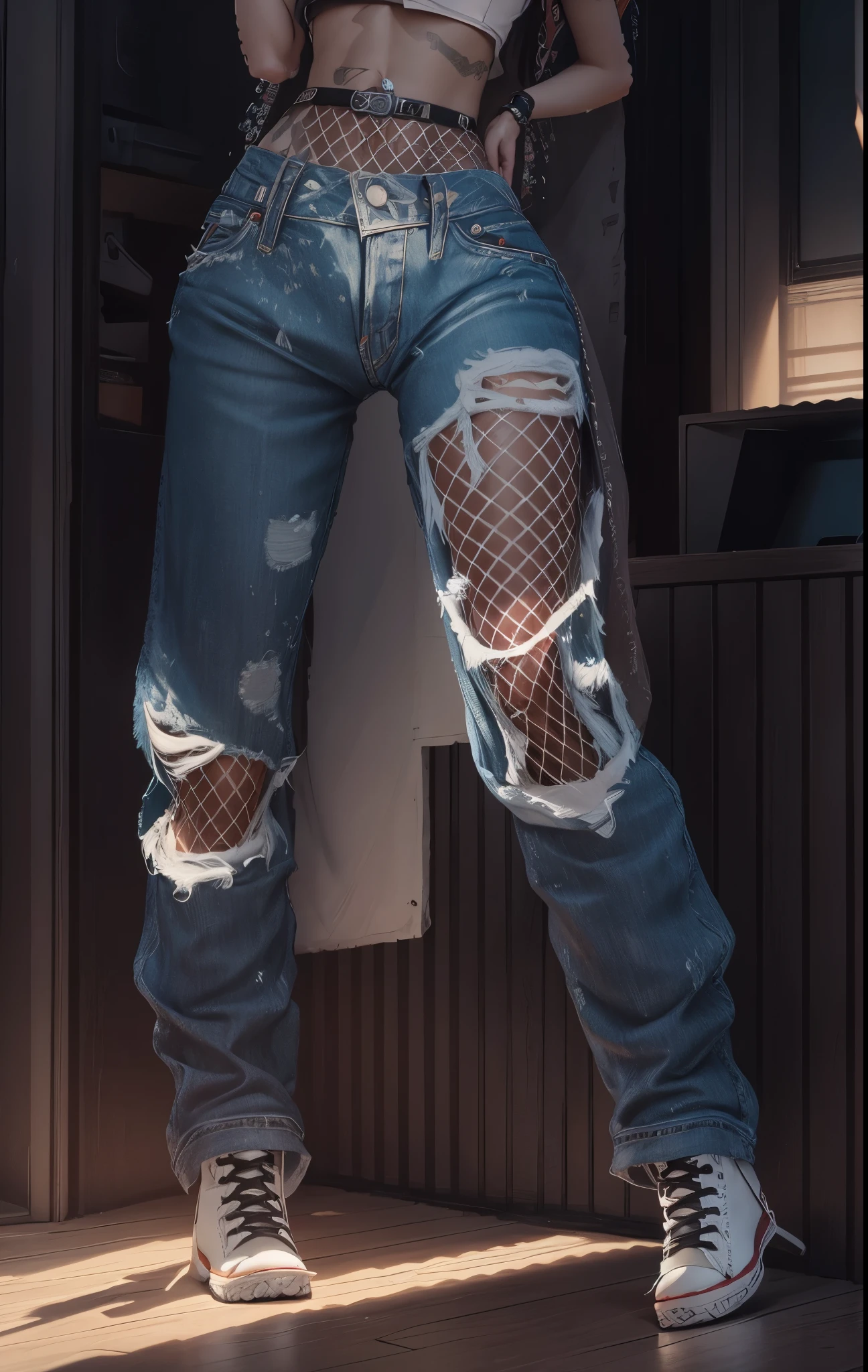 AVATAR SECOND LIFE Korean girl wearing orange top, Asian, long white hair, White hair,, Perfect and detailed face, imvu, maximalist details, AVATAR SECOND LIFE Korean blusa , neon, calça jeans destroyed