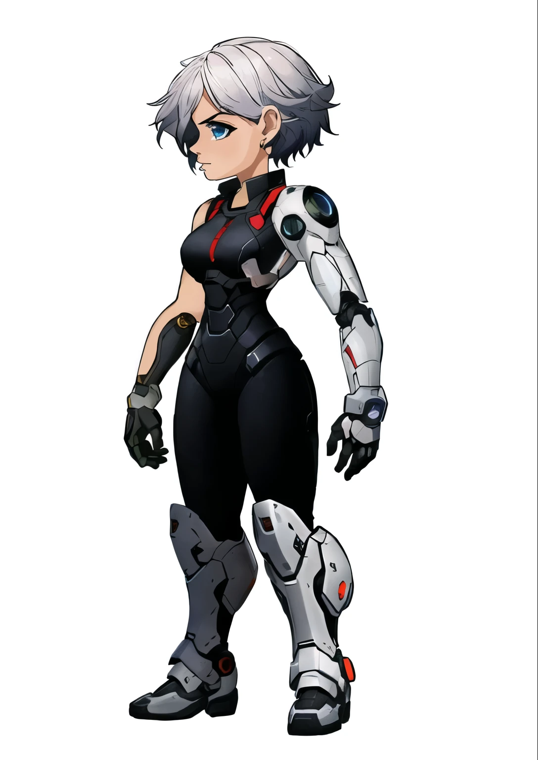 a close-up of a person in a suit with a robot, girl with mecha cybernetic armor, perfect anime cyborg woman, anime cyborg, female cyborg, female lock, full body mecha suit, cyberpunk anime girl mecha, beautiful cyborg girl, mecha suit, cyborg - girl with silver hair, angry female cyborg, cyborg - girl, young cyborg