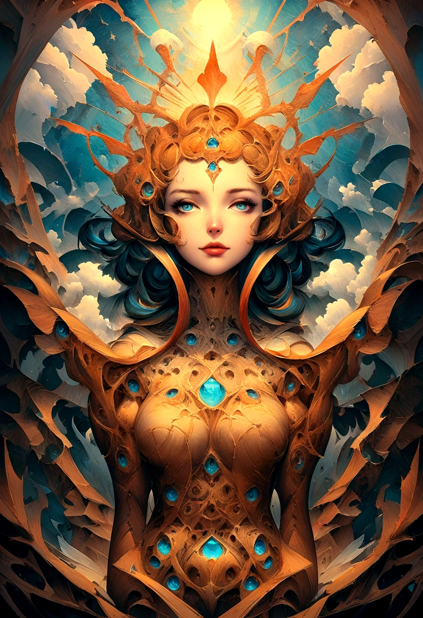 Painting competition for art winner of the national painting competition in the artistic style Zdzisław Beksiński