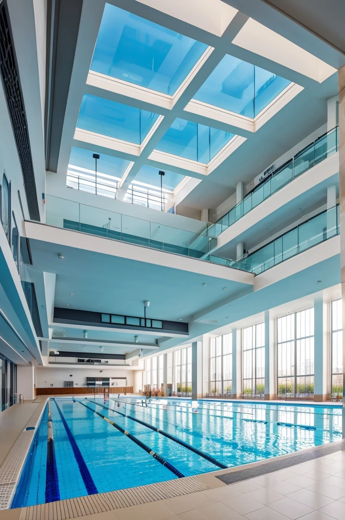 Resident for students, Olympic swimming pool, increase floors to buildings, event hall, gym