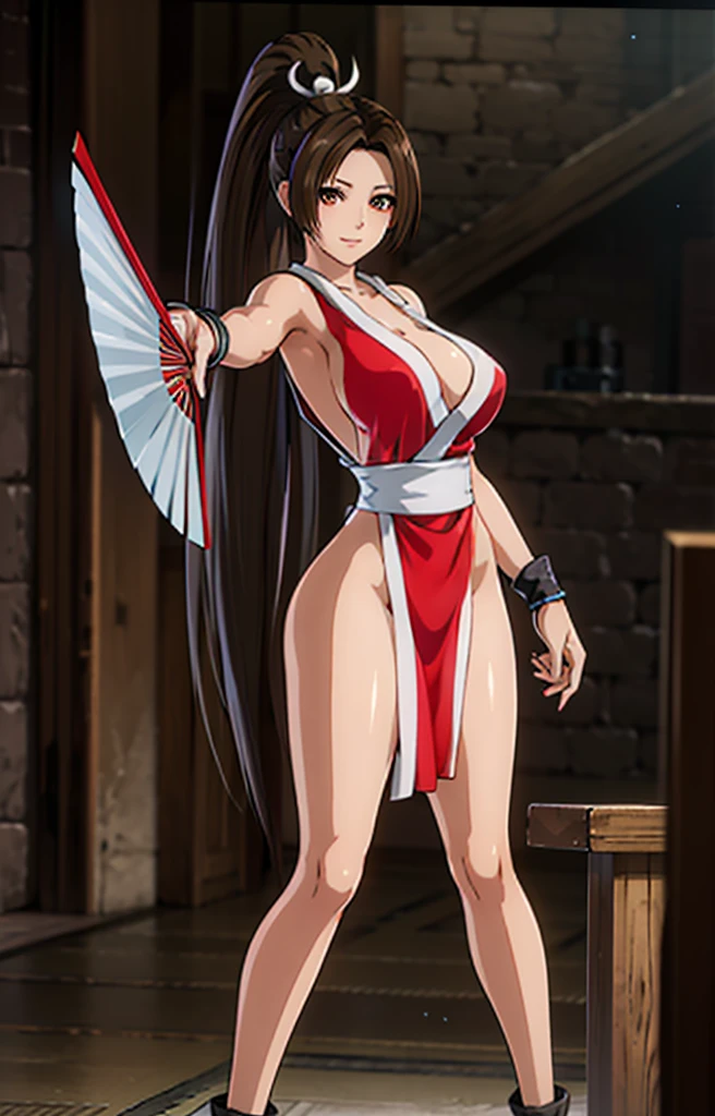 ((8K)), ((32k)), ((Highest quality)), ((masterpiece)), ((超High resolution)), ((Tmasterpiece)), (((head shot:1.6)))、((8K)), ((32k)), ((Highest quality)), ((masterpiece)), ((超High resolution)), Fine skin、女性1 person、pink sexy dresses、((Mai Shiranui:1.2)), Expose your shoulders、Brown Hair, Brown eyes, Long and high ponytail, hair band, 1 person、Captivating Smile Age 25, Japanese Mature, beautiful指, beautiful長い脚, beautiful体, beautiful鼻, beautifulキャラクターデザイン, Perfect Eyes, Perfect Face, jewelry, hair ornaments, king of fighters,((Large handheld fan:1.6))、
(Tabletop, Highest qualityの, Highest quality, beautifully、beautiful: 1.2), Very detailed, More detailed,適切な体のProfessionalポーション,Tabletop,Ultra-high quality output images,High resolution,Intricate details,Very delicate and beautiful hair,Realistic photos,dream-like,Professionalの照明,Realistic Shadows,Focus Only,
(Big Breasts:1.2,) , フローティングスカートFine skinの質感, High quality fabric, High quality metallic texture、((Beautiful and dense face))、RAW Photos、Professional, Ultra-fine painting, ((alone)), beautiful胸、Highest quality, Very detailed, Very detailed詳細, Finer details, so beautiful,(Five Fingers, Four fingers and thumb),Concept Art, Anime fantasy artwork, Detailed fantasy art,8KHigh resolution, Detailed Art, 8 Slim legs, Defined, Defined fingers