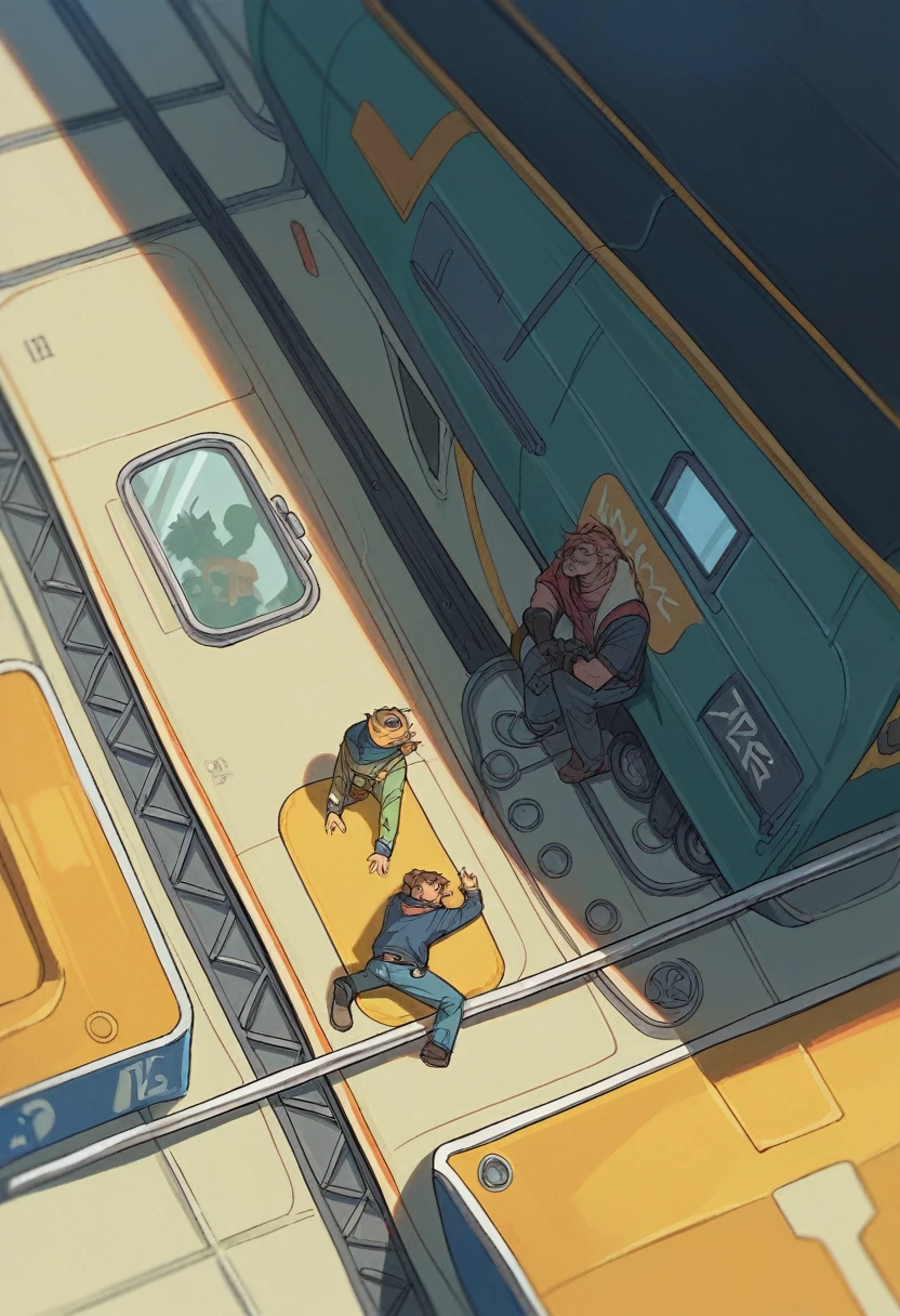 Create a 2D rpg battle map with top view, top view, top-down, train, metro, vagão, trem visto de dentro, metro, visto de cima, apenas o vagão 
