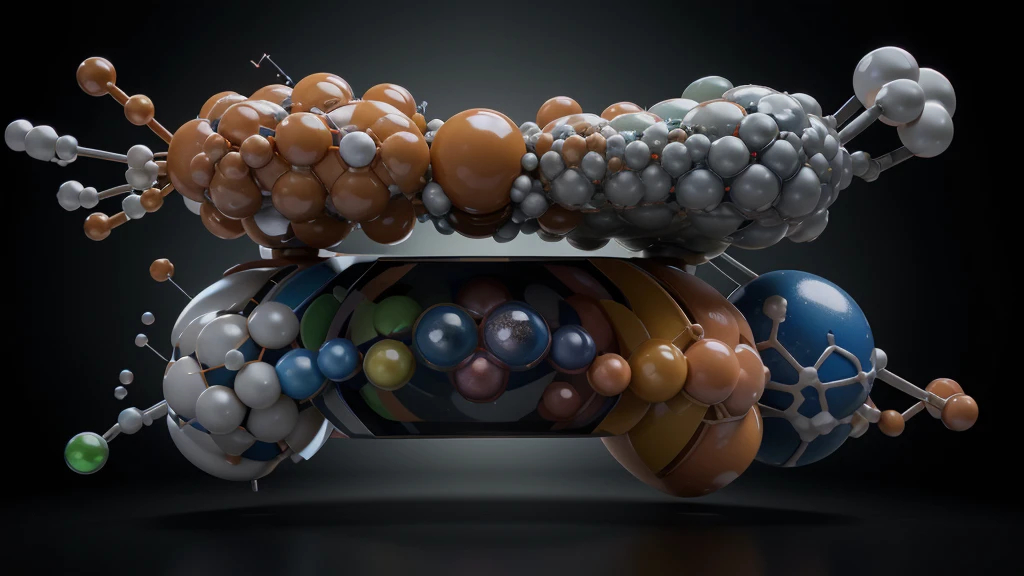 Create a highly detailed 4K image of medical-related molecules. Represent molecules as drugs, neurotransmitters, hormones or other bioactive compounds in a precise and detailed way. Show the three-dimensional molecular structure, highlighting the atoms that make up molecules and their chemical interactions. Use different colors to differentiate different parts of the molecule and create a clear and informative visual representation. The image must convey the complexity and importance of molecules in modern medicine, capturing their structure and function in a scientifically accurate way.