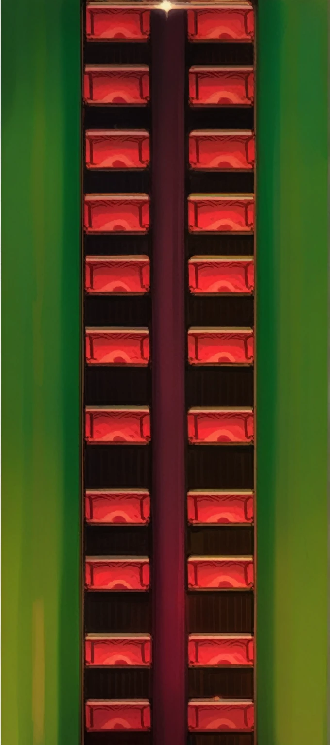 a detailed 2D top-down rpg battle map, train carriage interior, interior of a metro train carriage, train carriage seen from above, train carriage interior view, chairs arranged in rows, elaborate train station interior, ornate ceiling details, gleaming metal surfaces, moody lighting, dramatic shadows, high quality, photorealistic, cinematic, 8k, highly detailed