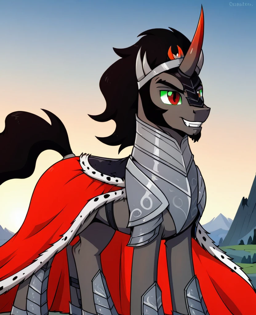 King sombra armor pony