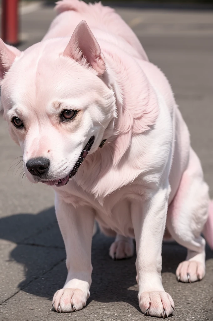 Pink dog