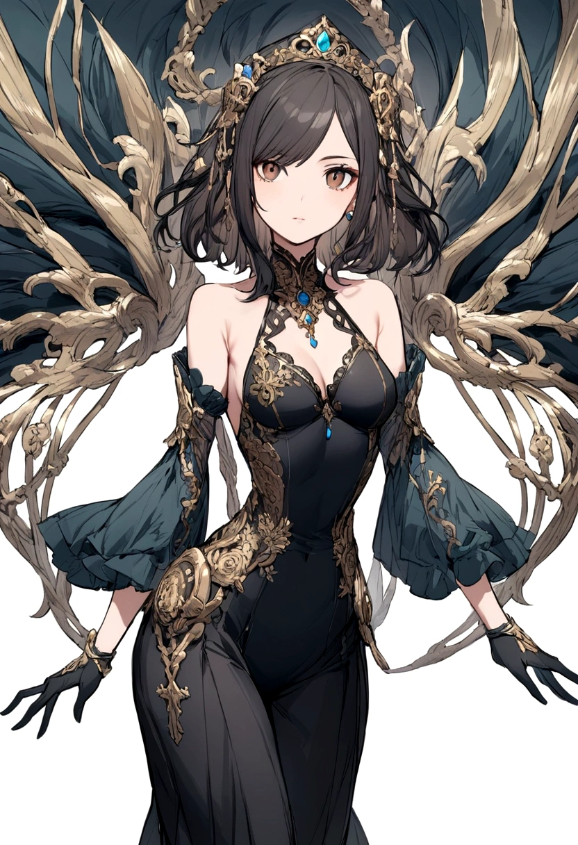 Women(shorty 1.48)long black hair (Brown eyes)