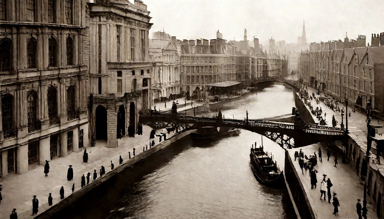 (Masterpiece: 1.2, highest quality), (real photo, intricate details), Bath city , London, England, Victorian era, scenery