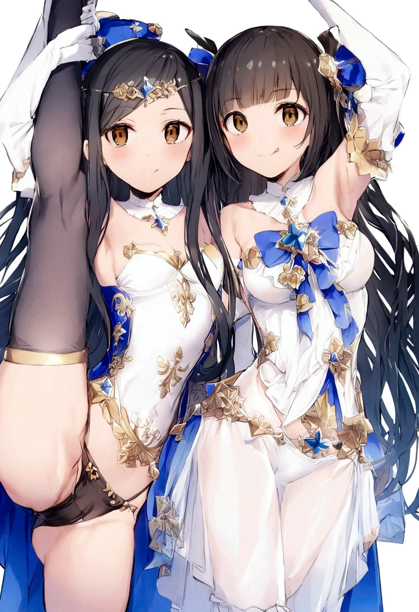 Women(shorty 1.48)long black hair (Brown eyes)