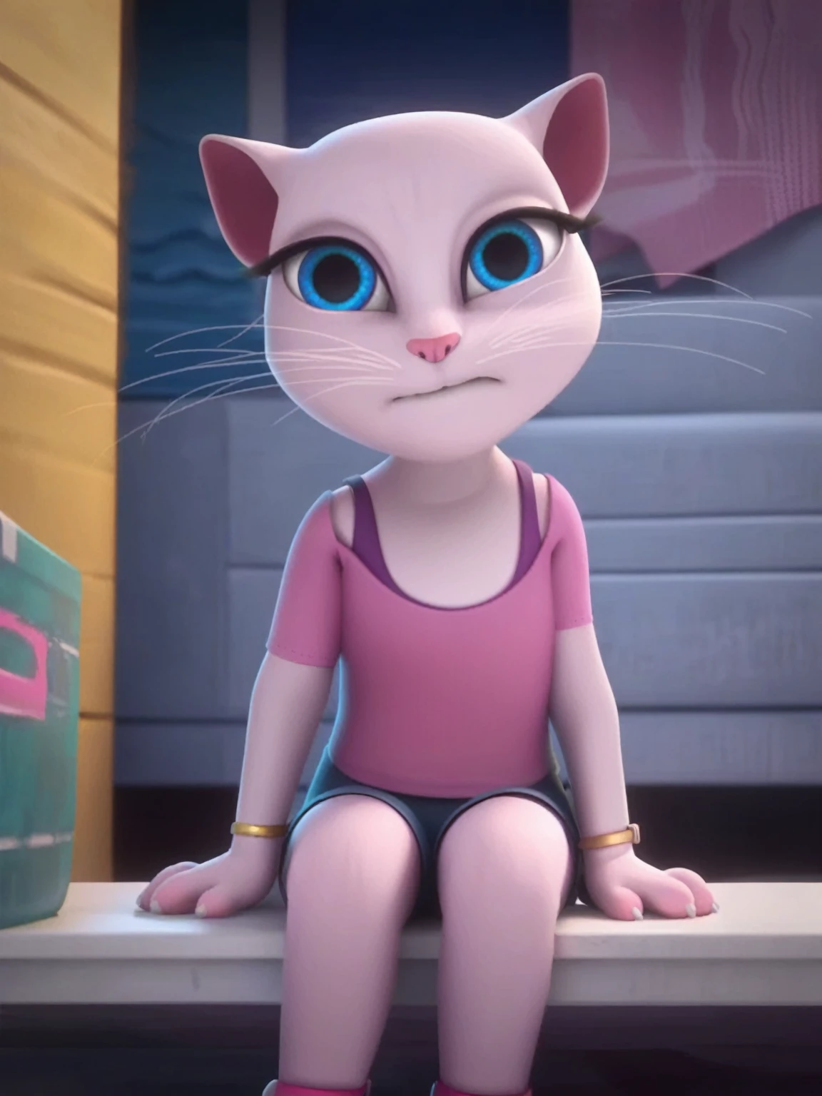 solo focus, a_la, 1girl, cat, white fur, long whiskers on both sides of the face, big bright blue eyes, big black eyelashes, small pink nose, triangular ears with pink channels, small breasts, looking at the viewer, sitting on penis, front view, fuck with legs together, platform high heels, score_9, score_8_up, score_7_up solo focus, a_la, 1girl, cat, white fur, long whiskers on both sides of face, big bright blue eyes, big black eyelashes, small pink nose, triangular ears with pink channels, small breasts, looking at viewer, sitting penis, front view, legs fucked together, platform high heels, score_9, score_8_up, score_7_up