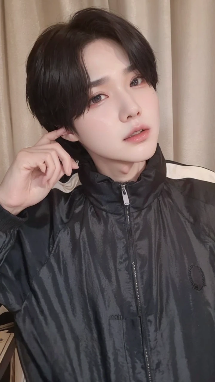 Yoongi com piercing na boca