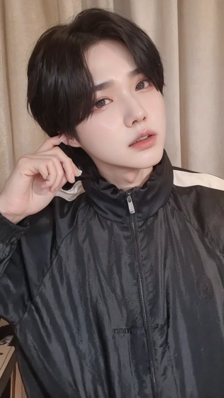 Yoongi com piercing na boca