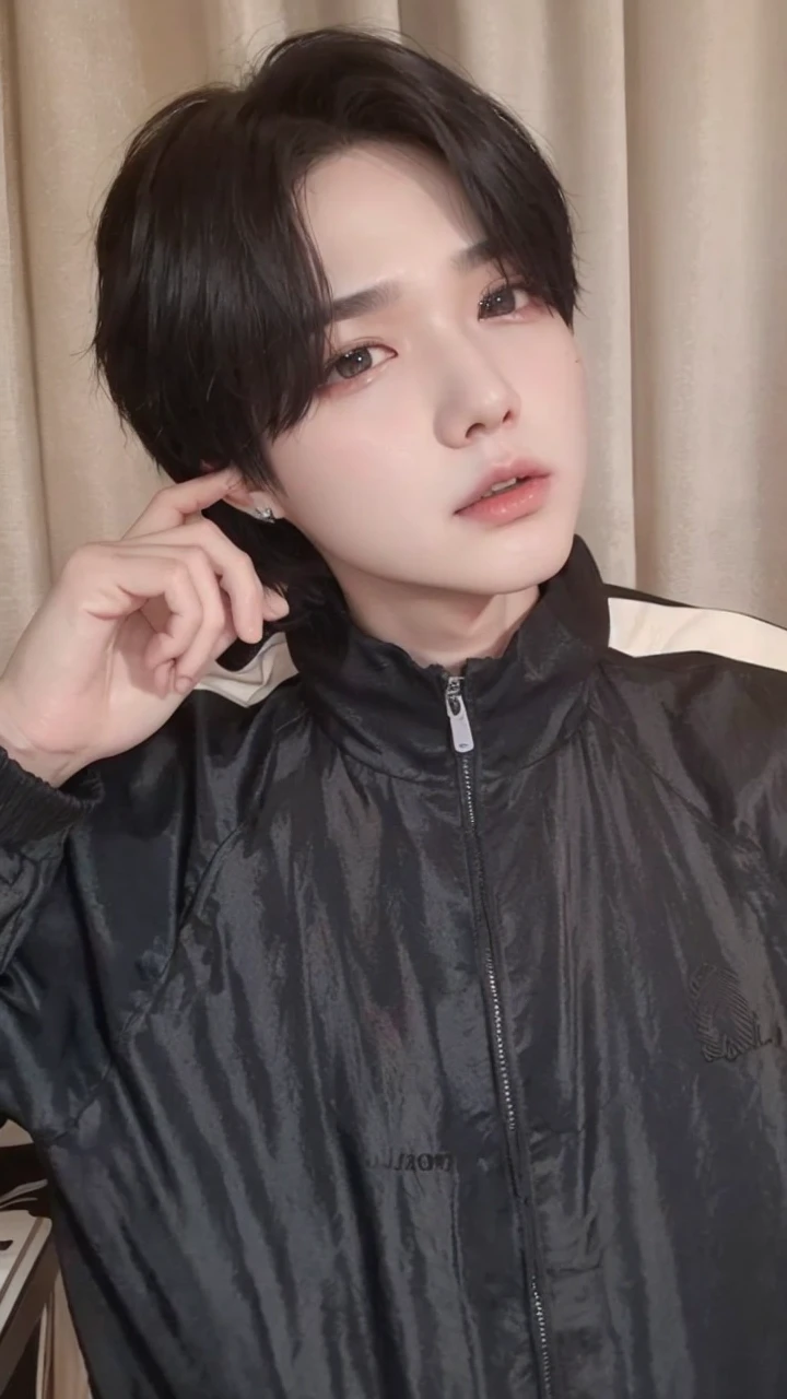 Yoongi com piercing na boca