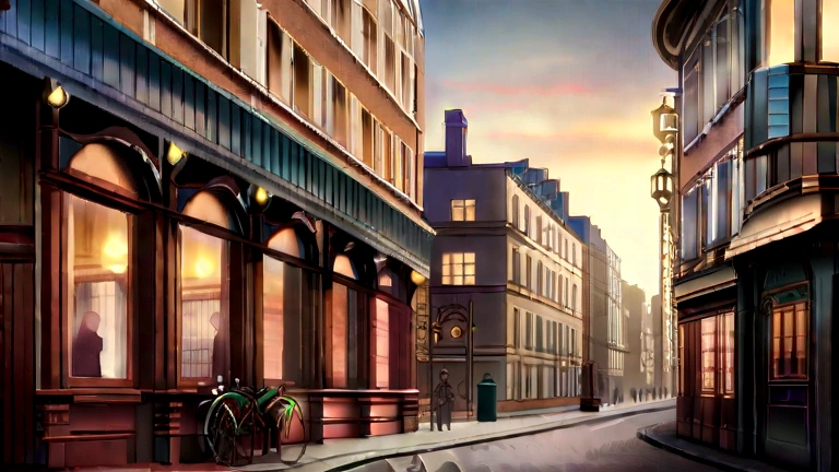 Scenery, anime scenery, London Victorian era, cityscape, victorian, anime, city, England
