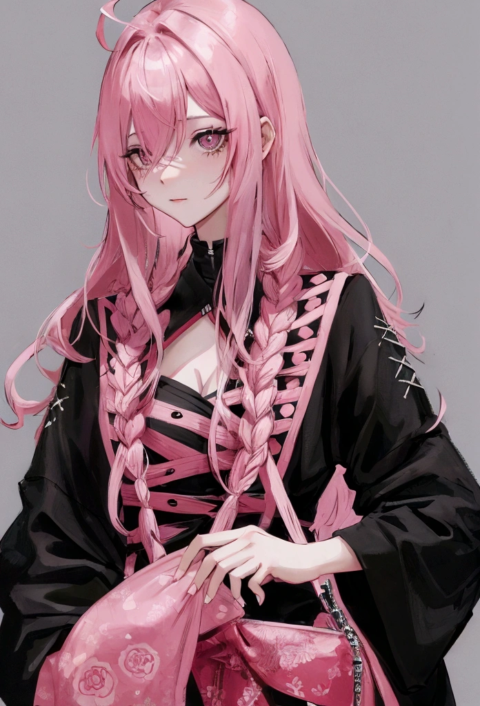 lock sickle、Ninja、Pink haired girl