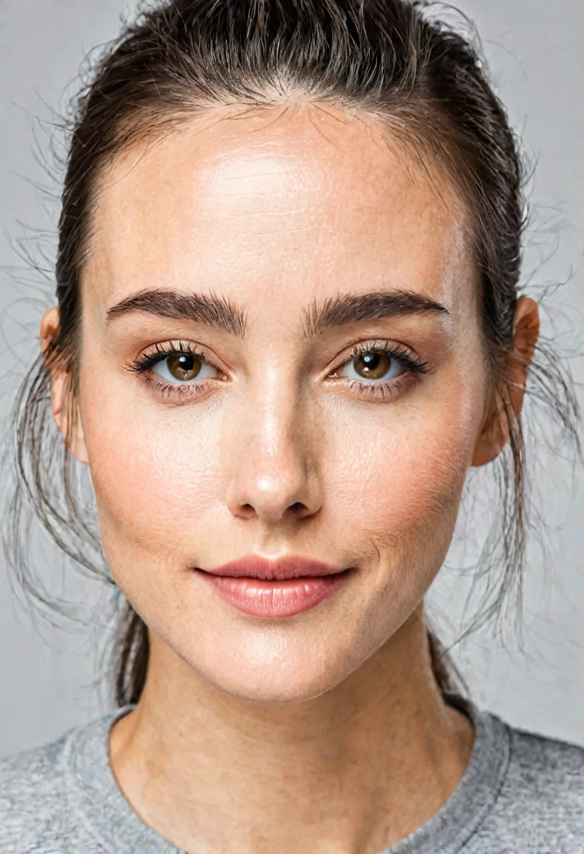 woman with a slight beard