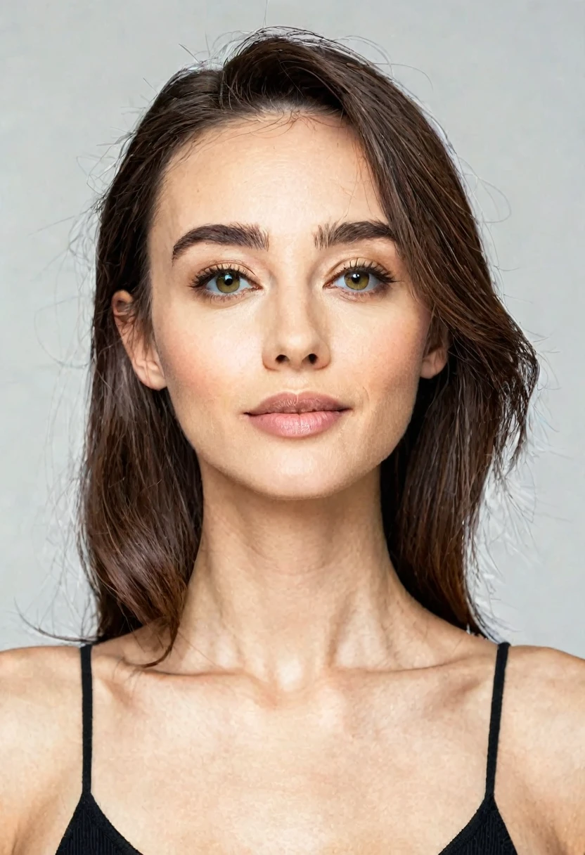 woman with a slight beard