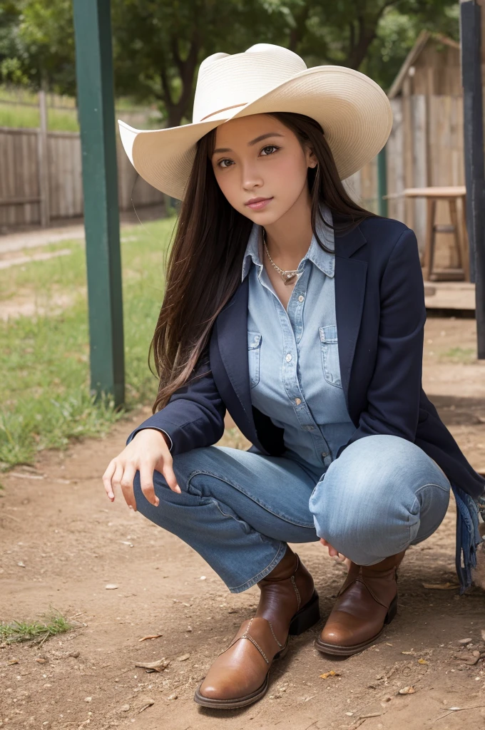 cowgirl position, squatting, spread legs
