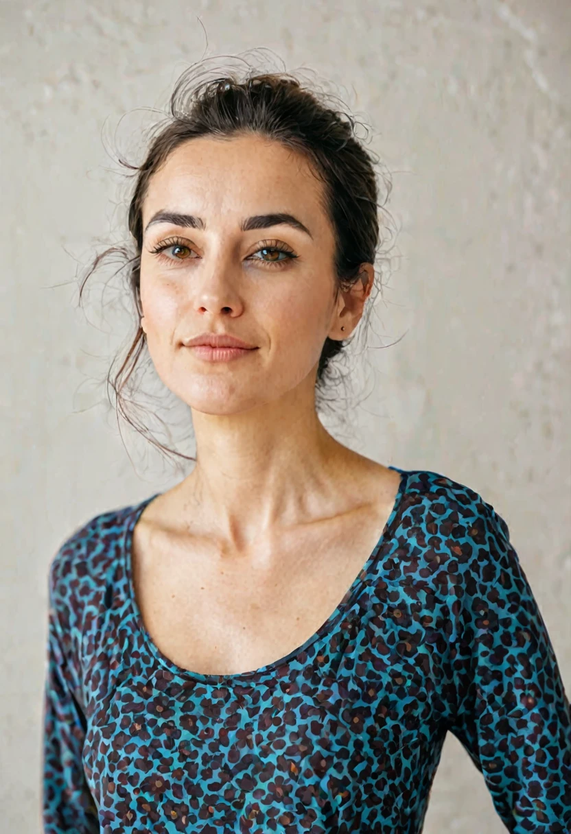 woman with a small growing beard
